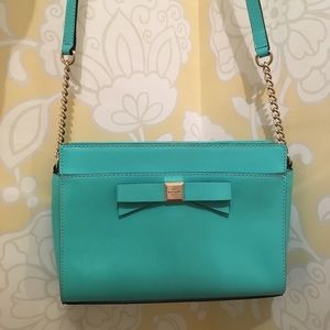 Turquoise Kate Spade purse